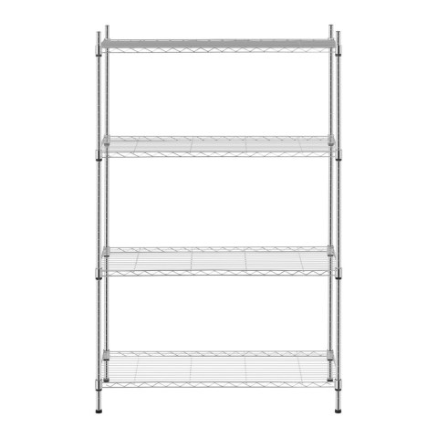 Regał magazynowy druciany ażurowy chromowany 137x90x35cm do 120kg