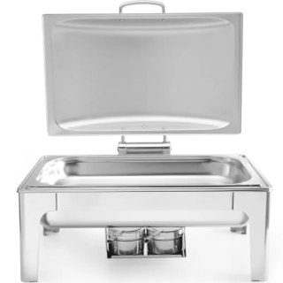 Podgrzewacz do potraw na pastę świeczki stal satynowana GN 1/1