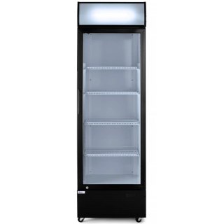 Witryna szafa chłodnicza z podświetlanym panelem reklamowym 360L