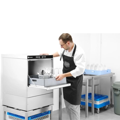 Zmywarka barowa do szkła szklanek + dozownik + pompa kosz 40x40cm 230V 3 PROGRAMY