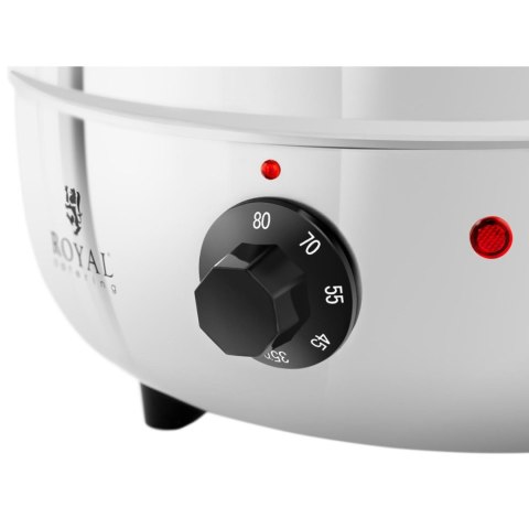 Elektryczny kociołek garnek do zupy 10 l stalowy