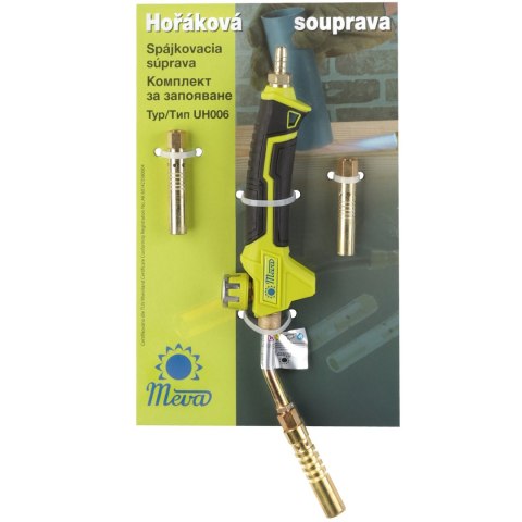 Palnik gazowy do lutowania cyną. lut twardy gaz LPG ZESTAW 3 dysze 1.4 - 2.1 kW