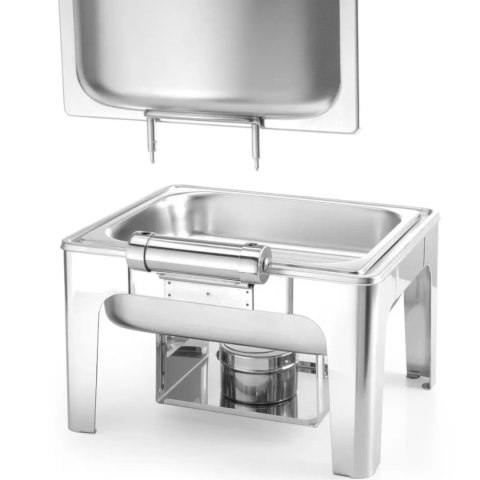 Podgrzewacz do potraw na pastę świeczki stal satynowana GN 1/2