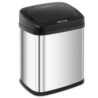 Kosz na śmieci automatyczny bezdotykowy prostokątny z czujnikiem ruchu 30 cm 20 l