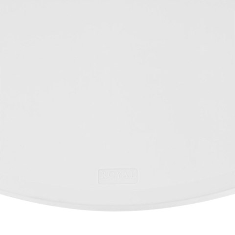 Stół stolik okrągły cateringowy barowy składany biały do 100 kg śr. 80 cm x 110 cm