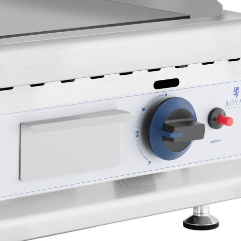 Grill gazowy gładki nastawny na gaz Propan-Butan 0.03 bar 35 x 40 cm 3000 W