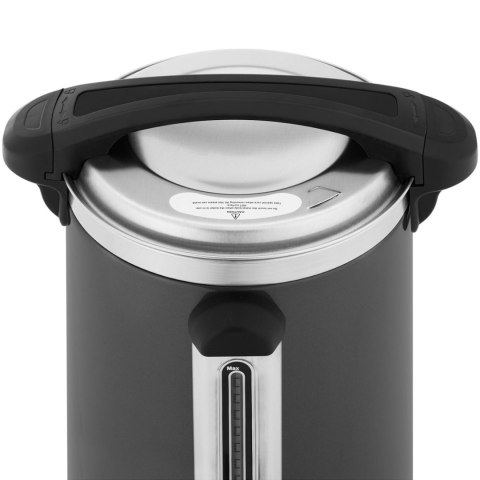 Zaparzacz do kawy herbaty z kranem i tacką ociekową 6 l 950 W szary