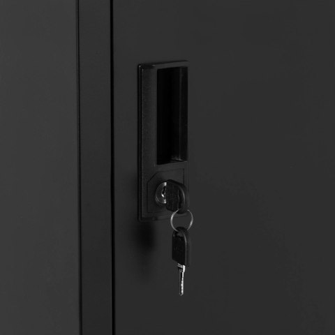 Szafa skrytkowa metalowa socjalna zamykana na klucz - 4 skrytki