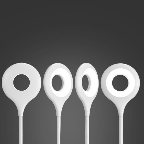 Bezprzewodowa lampka LED do czytania z klipsem + kabel micro USB czarny