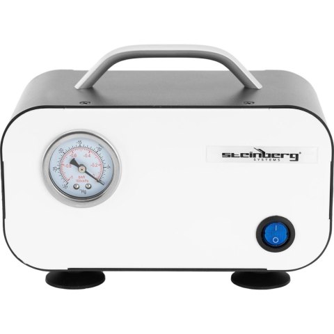 Pompa próżniowa laboratoryjna z manometrem bezolejowa 10 l/min 20 W