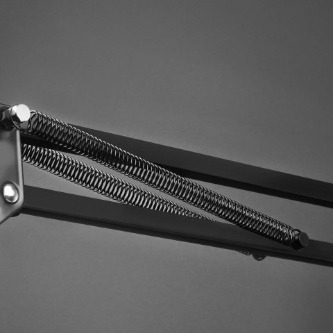 Uchwyt statyw składane ramię do biurka stołu na telefon tablet czarno-szary