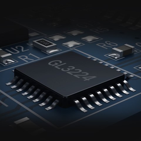 Przenośny czytnik kart TF/SD pod USB 3.0 czarny