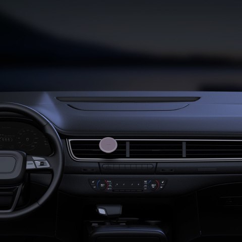Samochodowy uchwyt magnetyczny do smartfona na kratkę wentylacyjną C01 fioletowy