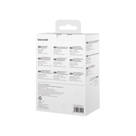 Samochodowy uchwyt magnetyczny do smartfona na kratkę wentylacyjną C01 fioletowy