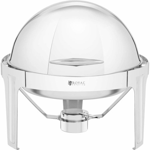 Podgrzewacz do potraw stołowy okrągły na pastę z pokrywą rolltop 5.8 l