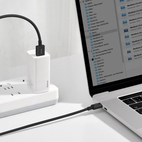 Kabel przewód Superior do Huawei USB - USB-C 11V / 6A SuperCharge 2m - czarny