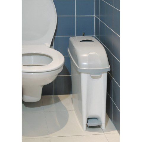 Kosz sanitarny na podpaski z pedałem i pokrywą DESY 17L