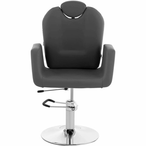 Profesjonalny fotel fryzjerski kosmetyczny obrotowy LIVORNO Physa szary