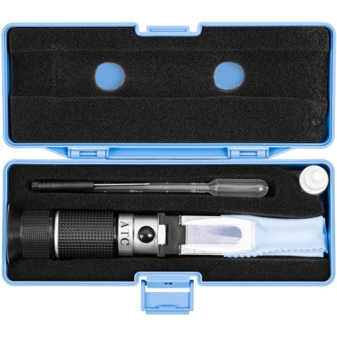 Refraktometr miernik do pomiaru cukru wody w miodzie z dokładnością 1 %