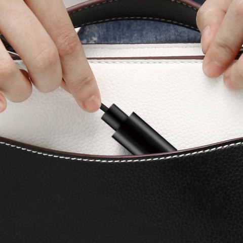 Adapter przejściówka z USB-C na gniazdo audio 3.5 mini jack czarny