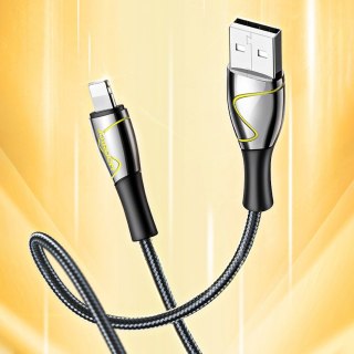 Kabel przewód Mermaid series iPhone USB - Lightning 2.4A 2m czarny
