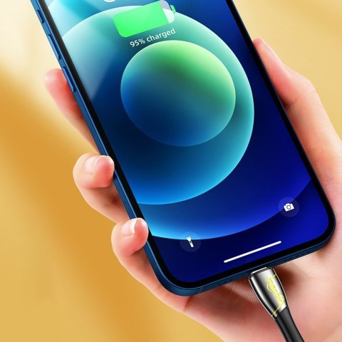 Kabel przewód Mermaid series iPhone USB - Lightning 2.4A 2m czarny