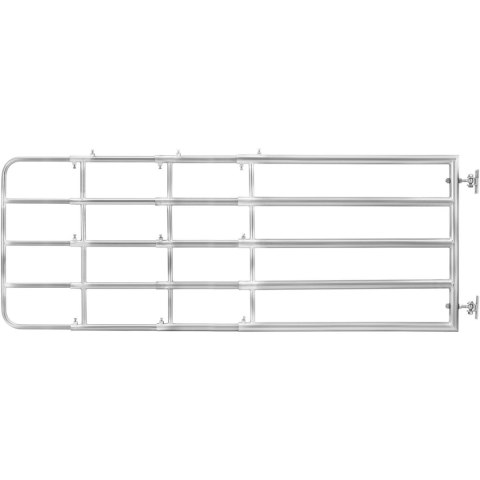 Brama furtka pastwiskowa do zagrody regulowana 150 - 400 cm