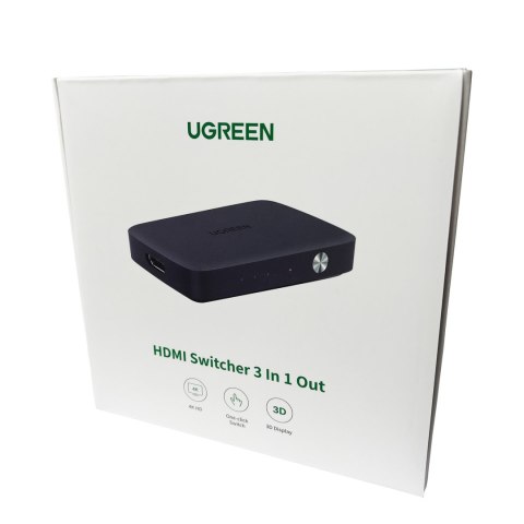 Przełącznik rozdzielacz splitter switch HDMI - 3x HDMI 4K 30Hz czarny