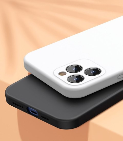 Elastyczne żelowe etui do iPhone 12 Pro Max Liquid Silica Gel Case czerwony