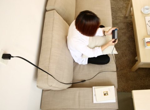 Przedłużacz do kabla przewodu USB 1m czarny