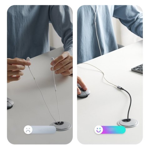 Przedłużacz do przewodu kabla AUX 3.5mm mini jack 1m