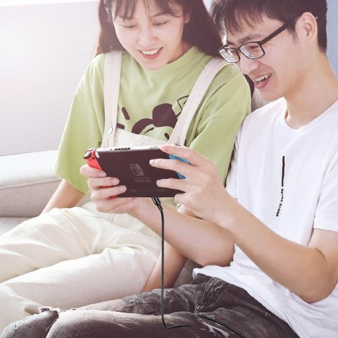 Kabel przewód USB-C 5A szybkie ładowanie PD QC 2m biały