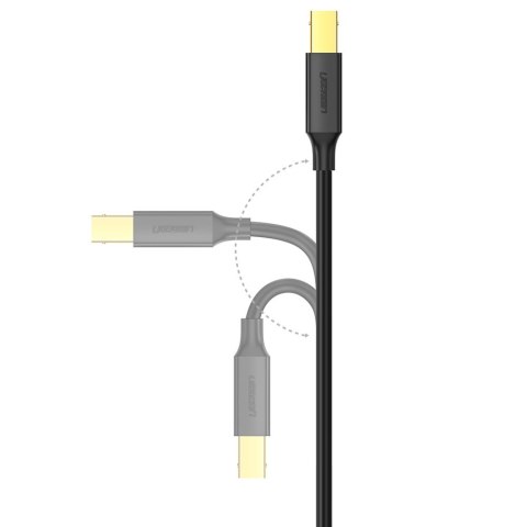 Kabel przewód USB Typ B do drukarki męski - USB 2.0 męski 480Mbps 2m czarny