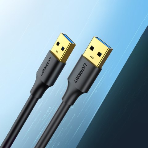 Kabel przewód USB - USB 3.2 3m czarny