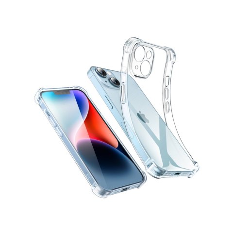 Żelowe etui do iPhone 14 Plus ze wzmocnionymi rogami Protective Case przezroczyste