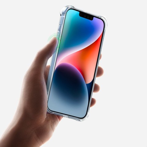 Żelowe etui do iPhone 14 Plus ze wzmocnionymi rogami Protective Case przezroczyste