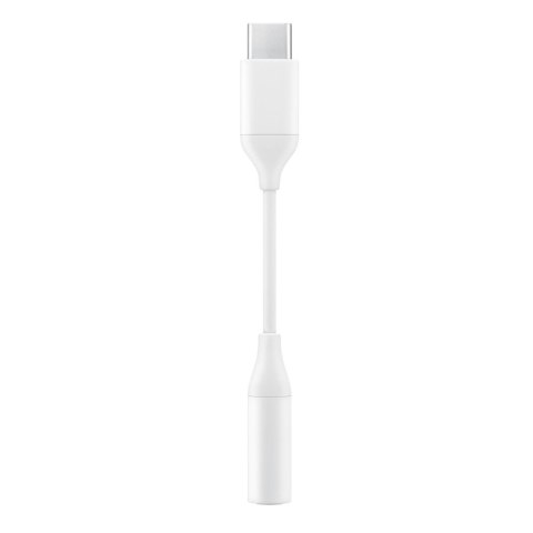 Adapter przejściówka słuchawek 3,5 mm mini jack żeński - USB-C męski biały