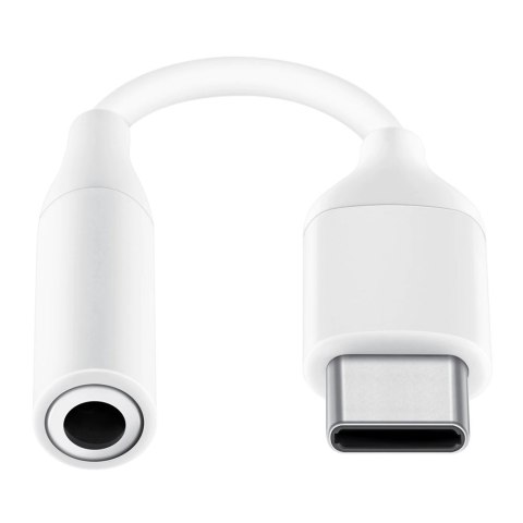 Adapter przejściówka słuchawek 3,5 mm mini jack żeński - USB-C męski biały