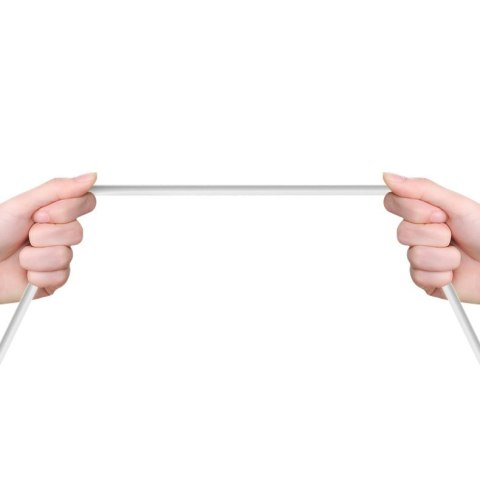 Przewód kabel USB - micro USB 2.4A 1m biały