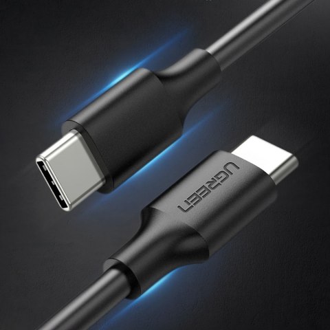 Kabel przewód USB-C do ładowania i transferu danych 3A 1.5m czarny