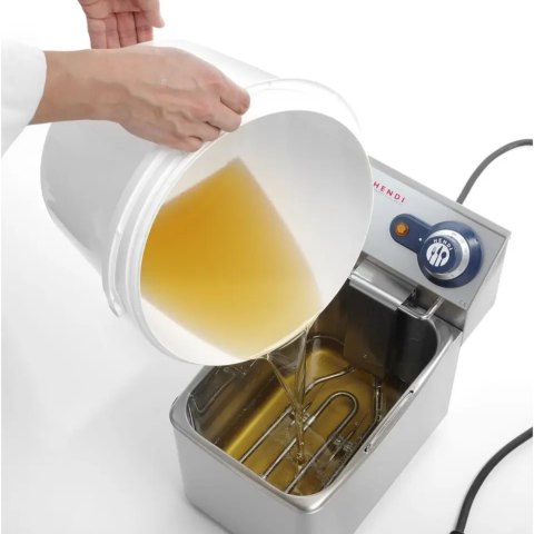 Wiadro gastronomiczne do frytury i sosów z pokrywką 11.5 l - Hendi 196007