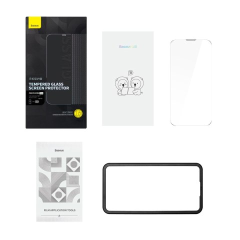 Szkło hartowane do iPhone 14 Pro na cały ekran z osłoną na głośnik 0.3mm