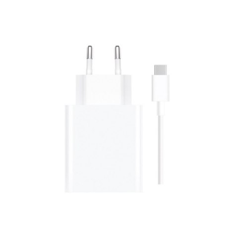 Szybka ładowarka sieciowa XIAOMI Travel Charger 33W PD + kabel USB - USB-C biała