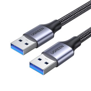 Wytrzymały kabel przewód w oplocie USB 3.0 5Gb/s 2m szary