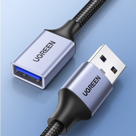 Wytrzymały przedłużacz kabla przewodu USB 3.0 5Gb/s 2m szary