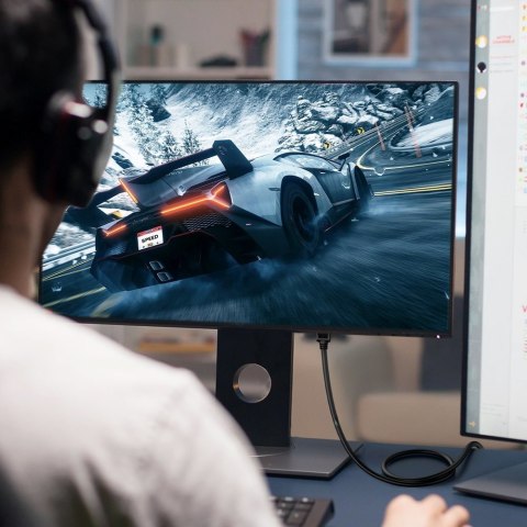 Kabel sieciowy patchcord STP RJ45 Cat 7 5m czarny