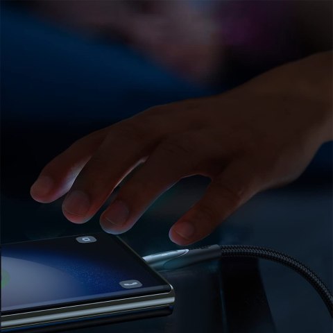 Kabel przewód w oplocie Star-Light Series USB-C - USB-C 100W 2m czarny