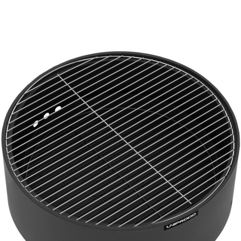 Palenisko ogrodowe grill stolik 3w1 metalowe 60 x 60 x 36 cm