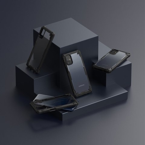 Etui pokrowiec pancerny Fusion X z ramką do Galaxy M31s niebieski