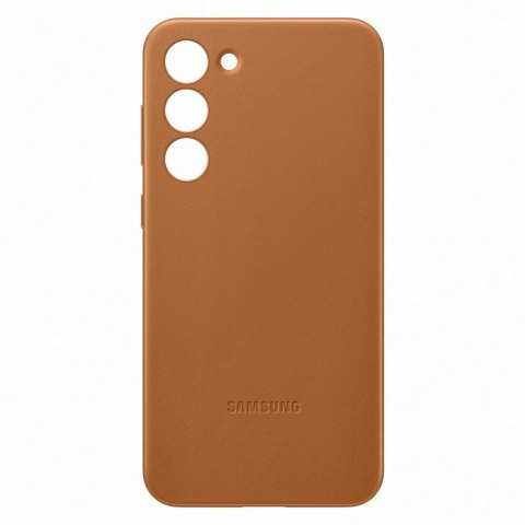Etui pokrowiec z naturalnej skóry Samsung Galaxy S23+ Leather Cover camel